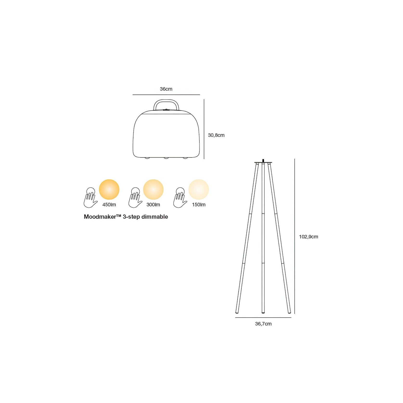 Kettle 36 Floor Lamp gallery detail image