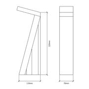 Slant Timber Desk Lamp gallery detail image
