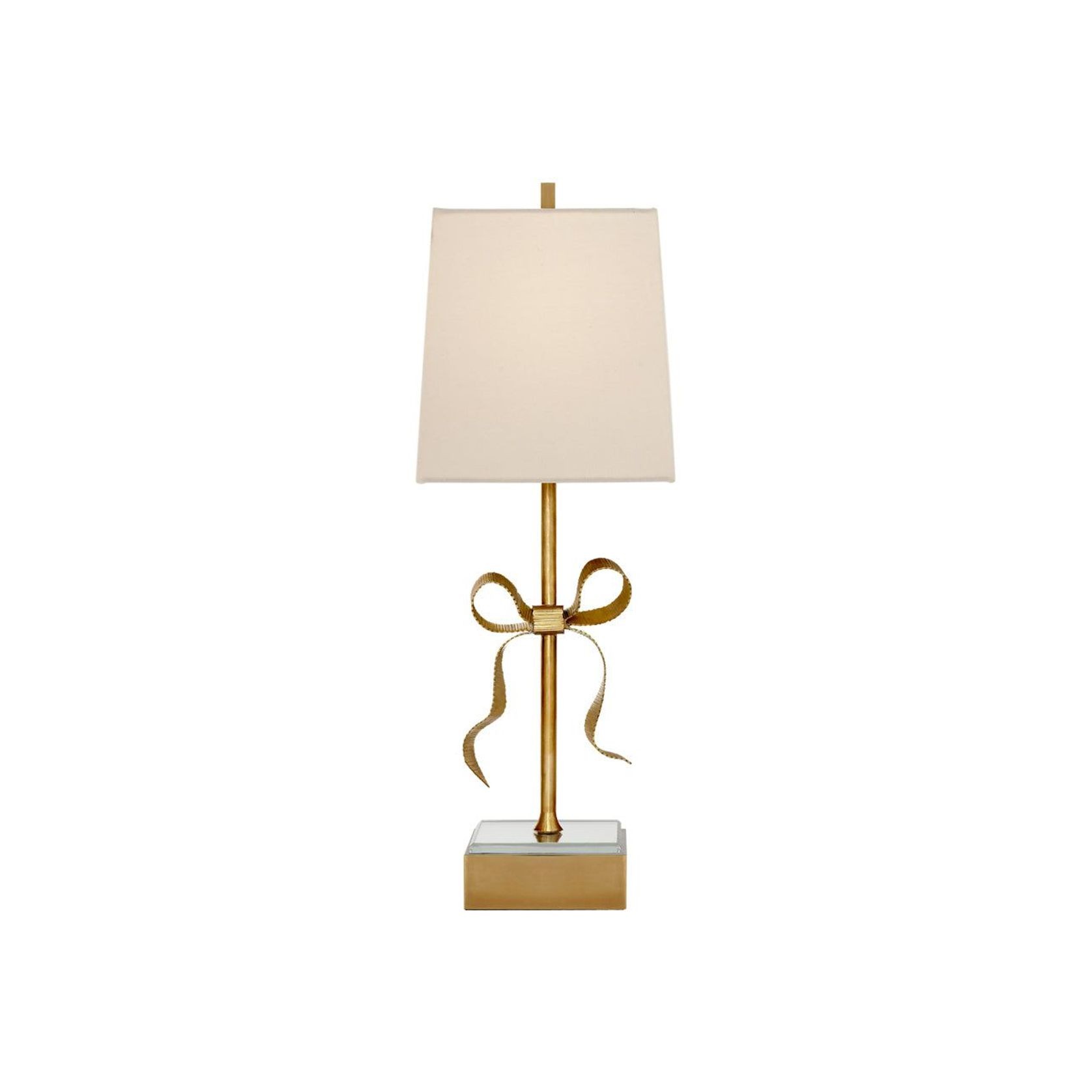 Kate Spade Ellery Gros-Grain Bow Table Lamp – Gold gallery detail image