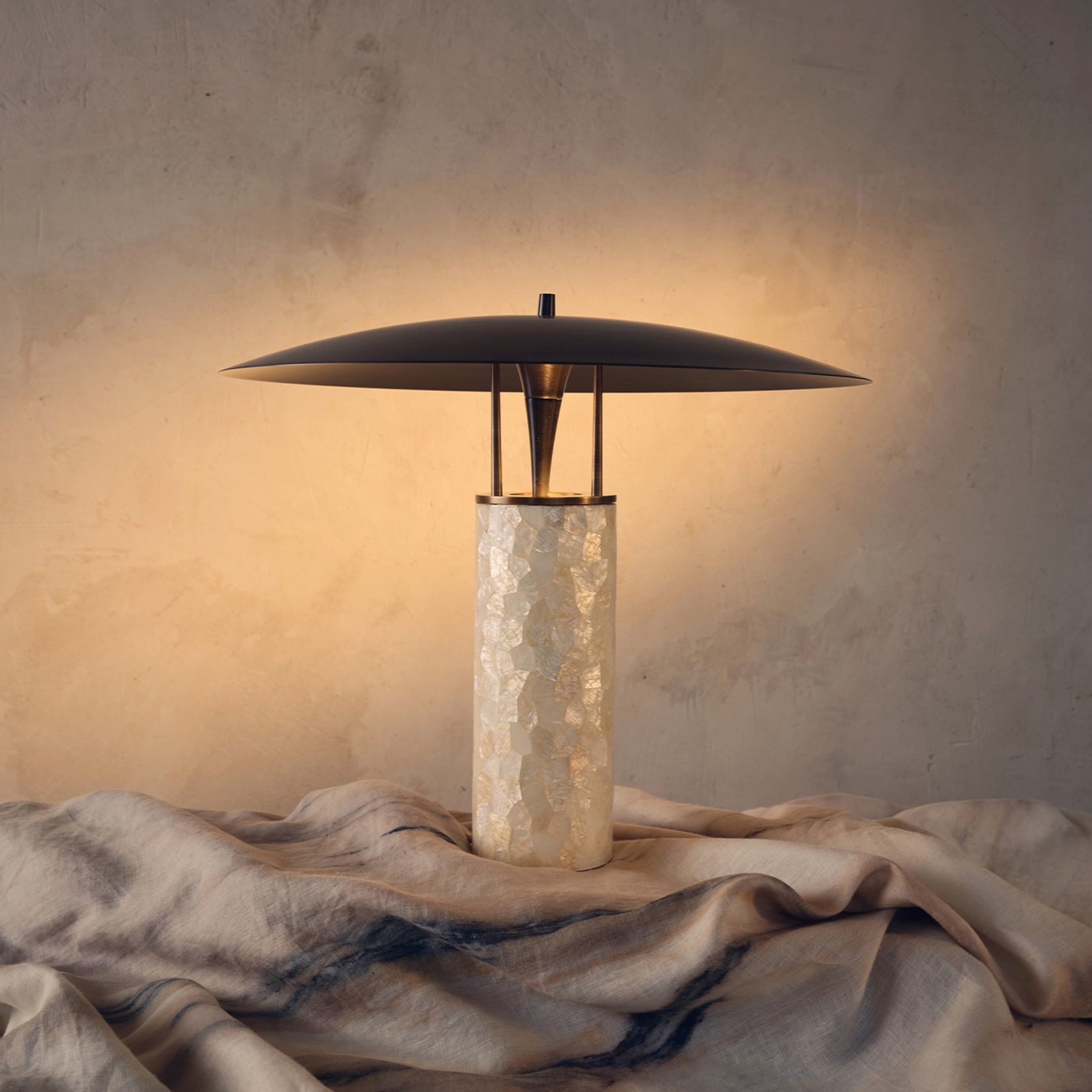 Luna Capiz Table Lamp gallery detail image