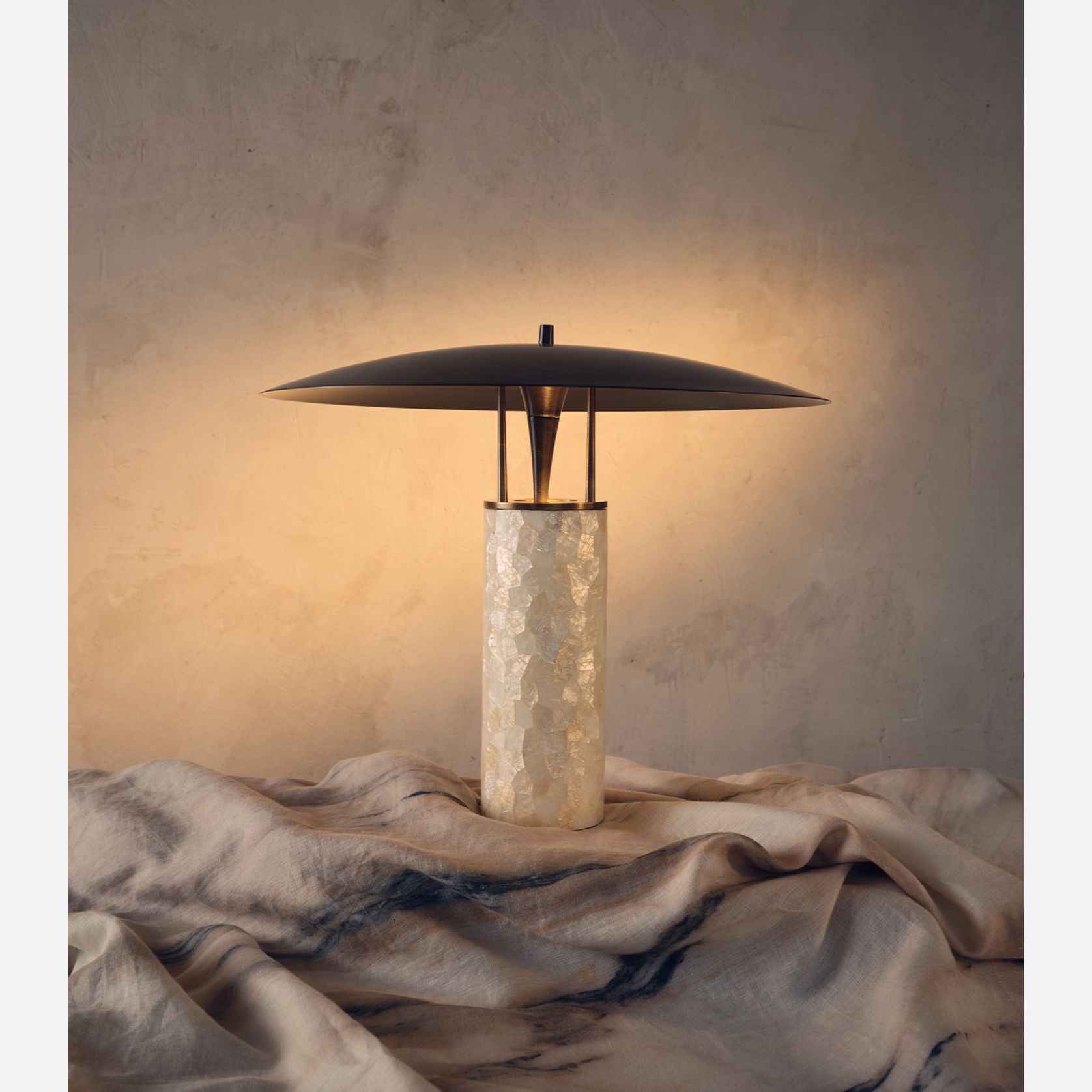Luna Capiz Table Lamp gallery detail image
