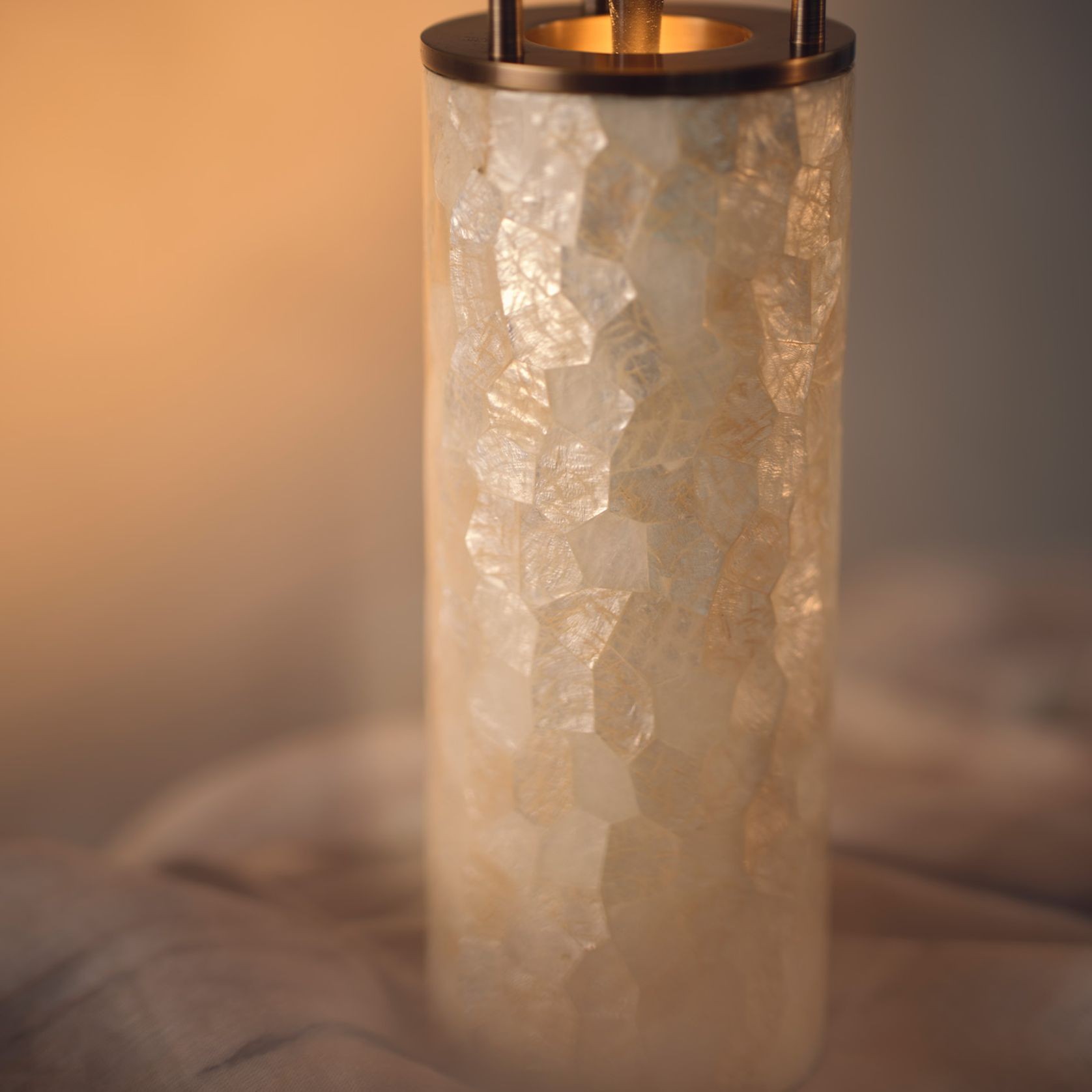Luna Capiz Table Lamp gallery detail image