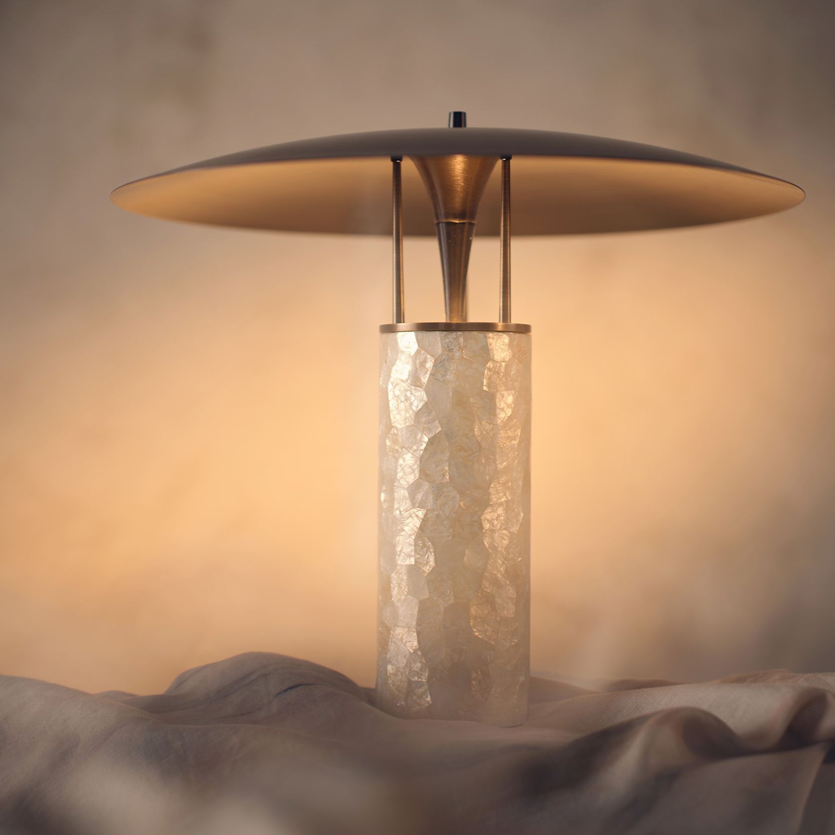 Luna Capiz Table Lamp gallery detail image