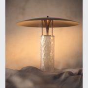 Luna Capiz Table Lamp gallery detail image