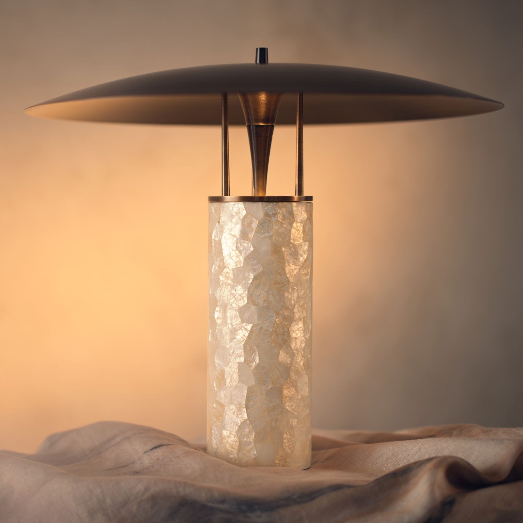 Luna Capiz Table Lamp gallery detail image
