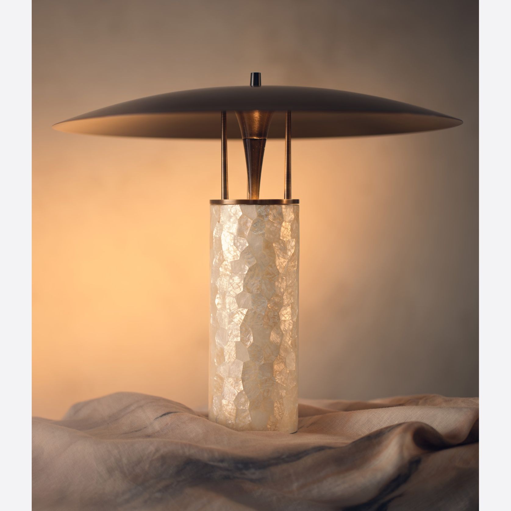 Luna Capiz Table Lamp gallery detail image