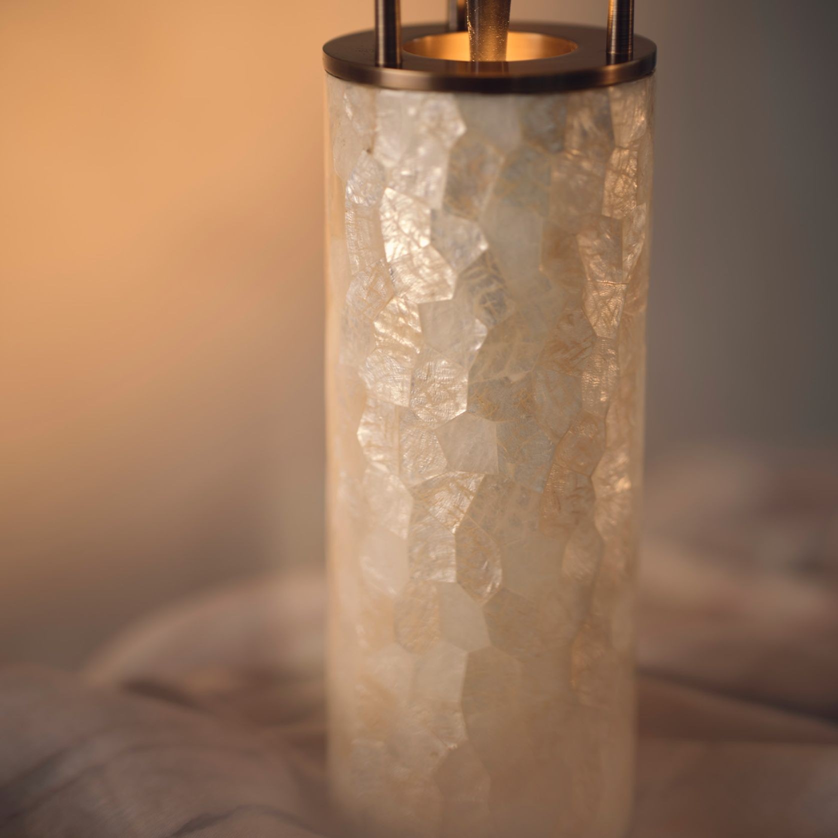 Luna Capiz Table Lamp gallery detail image