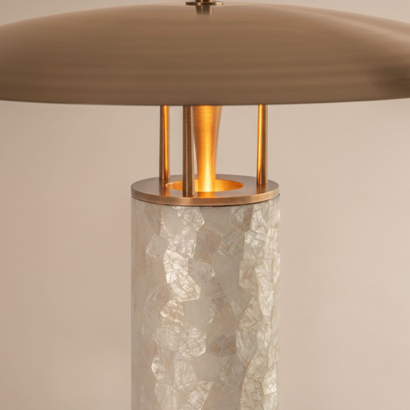 Luna Capiz Table Lamp gallery detail image