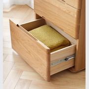 Manchester Natural Solid Oak Tall Boy gallery detail image