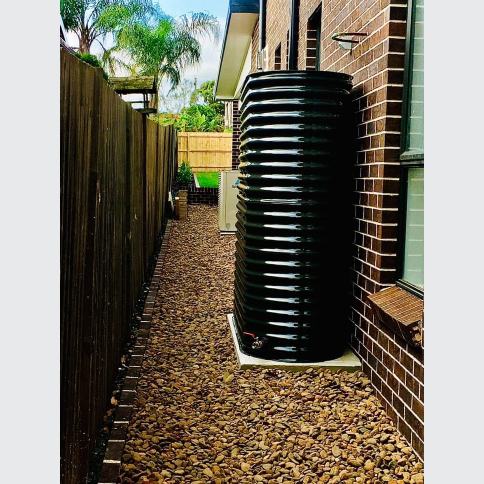 2000-3000 Litre Slimline 304-Grade Stainless Water Tank gallery detail image