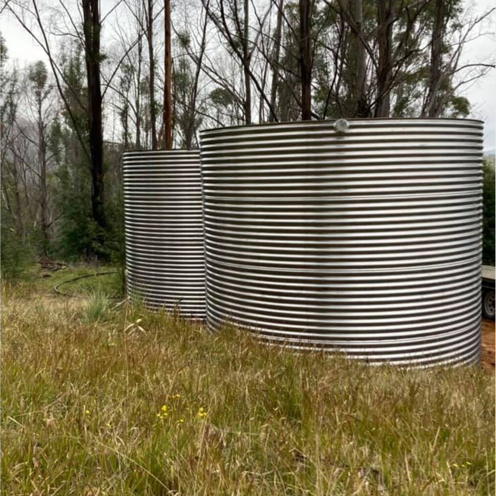10000-20000 Litre Round 304-Grade Stainless Water Tank gallery detail image