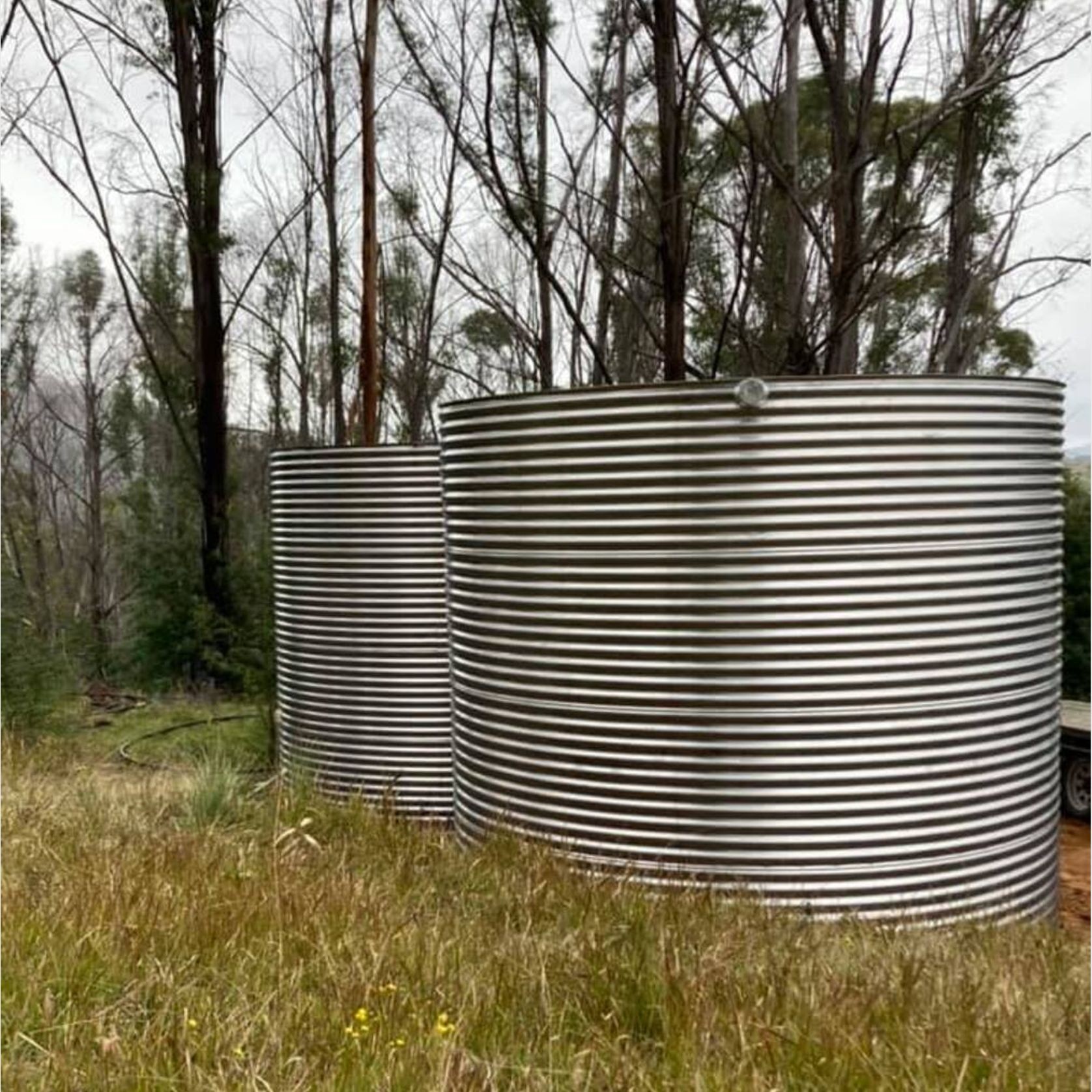20000-30000 Litre Round 304-Grade Stainless Water Tank gallery detail image