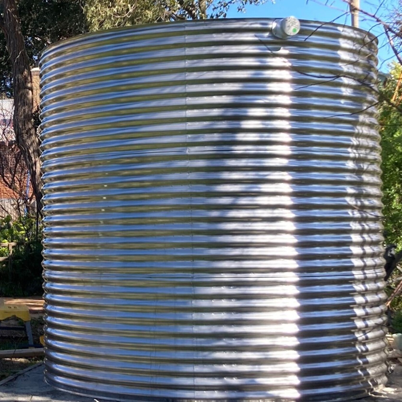 22,000 Litre Round 304-Grade Stainless Water Tank gallery detail image