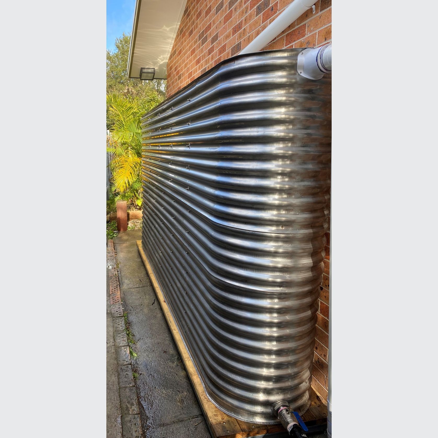 8K - 10K Litre Slimline 304 Grade Stainless Water Tank gallery detail image