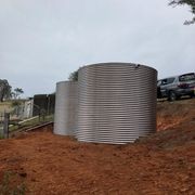 22,000 Litre Round 304-Grade Stainless Water Tank gallery detail image