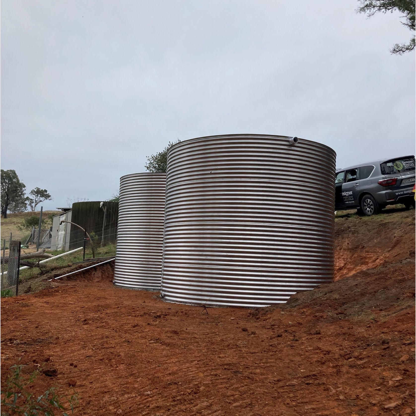 5000 - 7500 Litre Round 304-Grade Stainless Water Tank gallery detail image