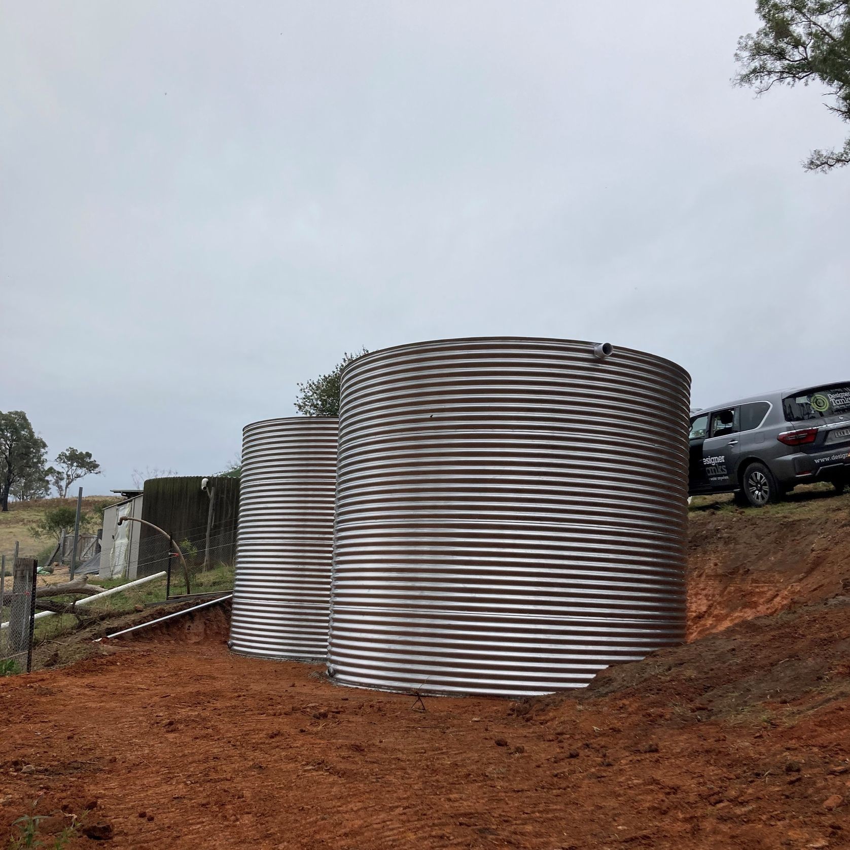 20000-30000 Litre Round 304-Grade Stainless Water Tank gallery detail image