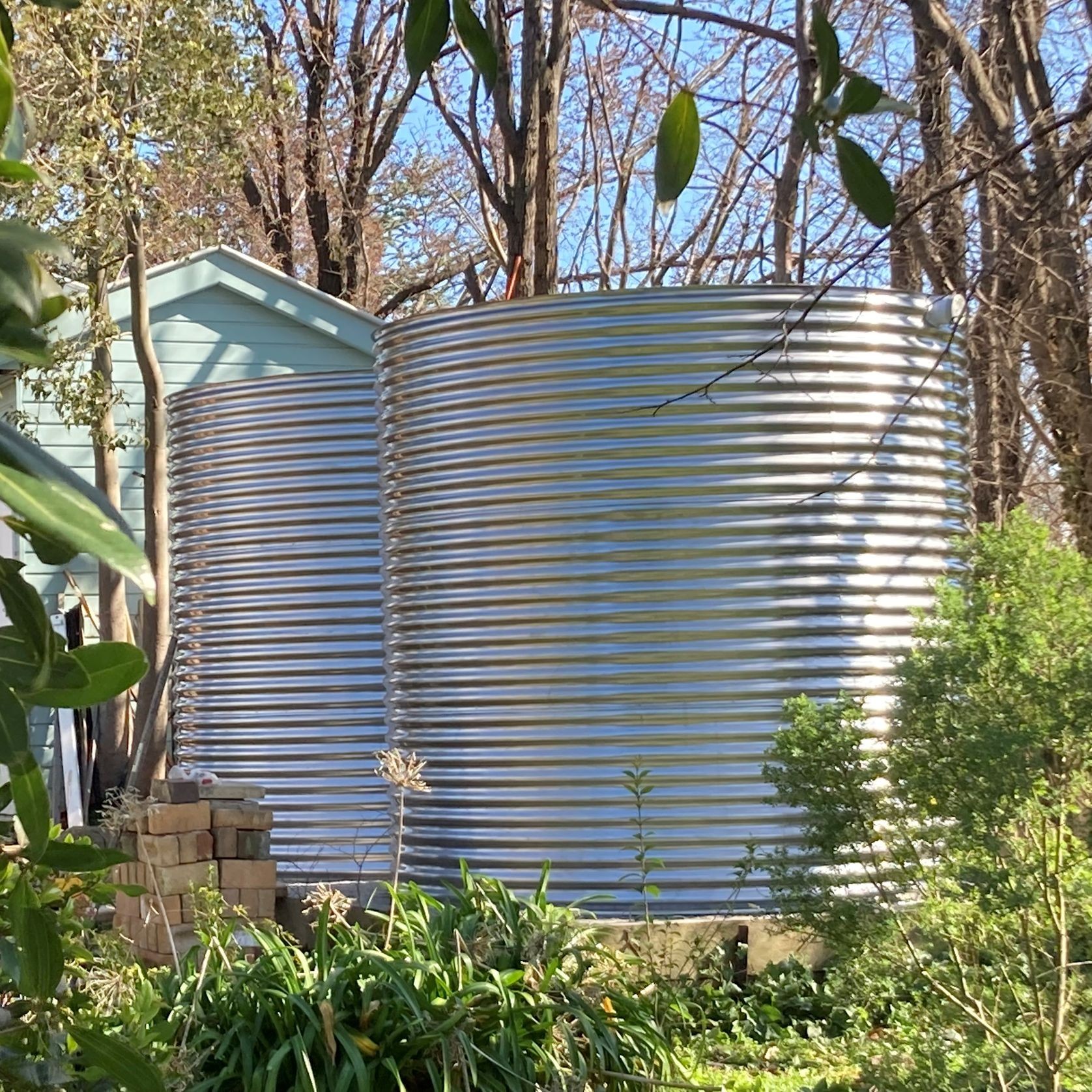 10000-20000 Litre Round 304-Grade Stainless Water Tank gallery detail image