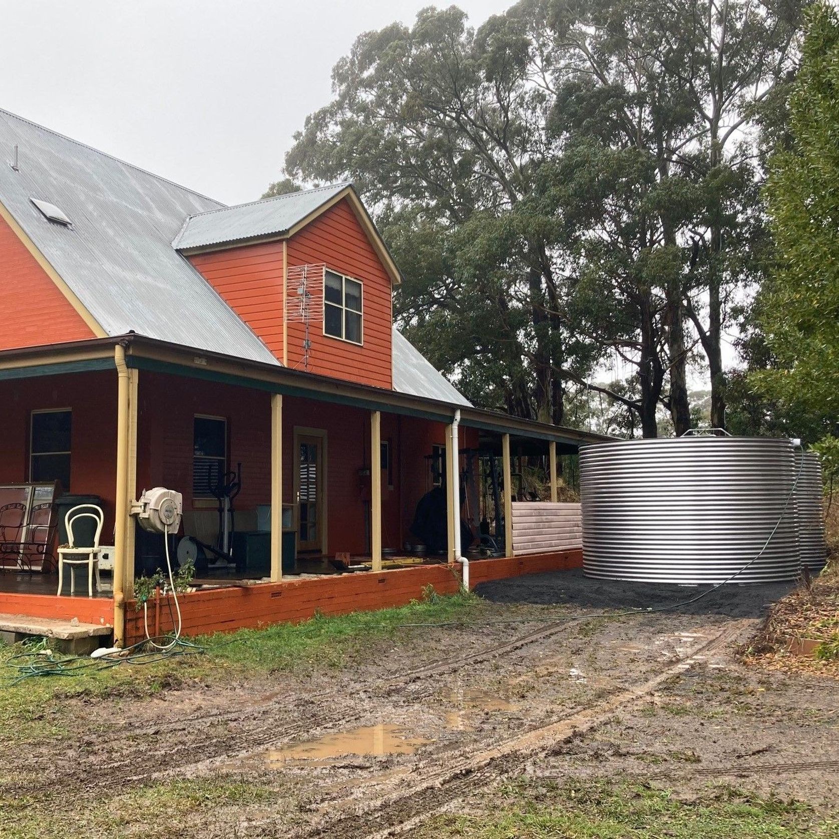 22,000 Litre Round 304-Grade Stainless Water Tank gallery detail image