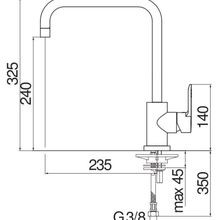 Nobili Premium "New Road" Kitchen Tap - RD00134CR gallery detail image