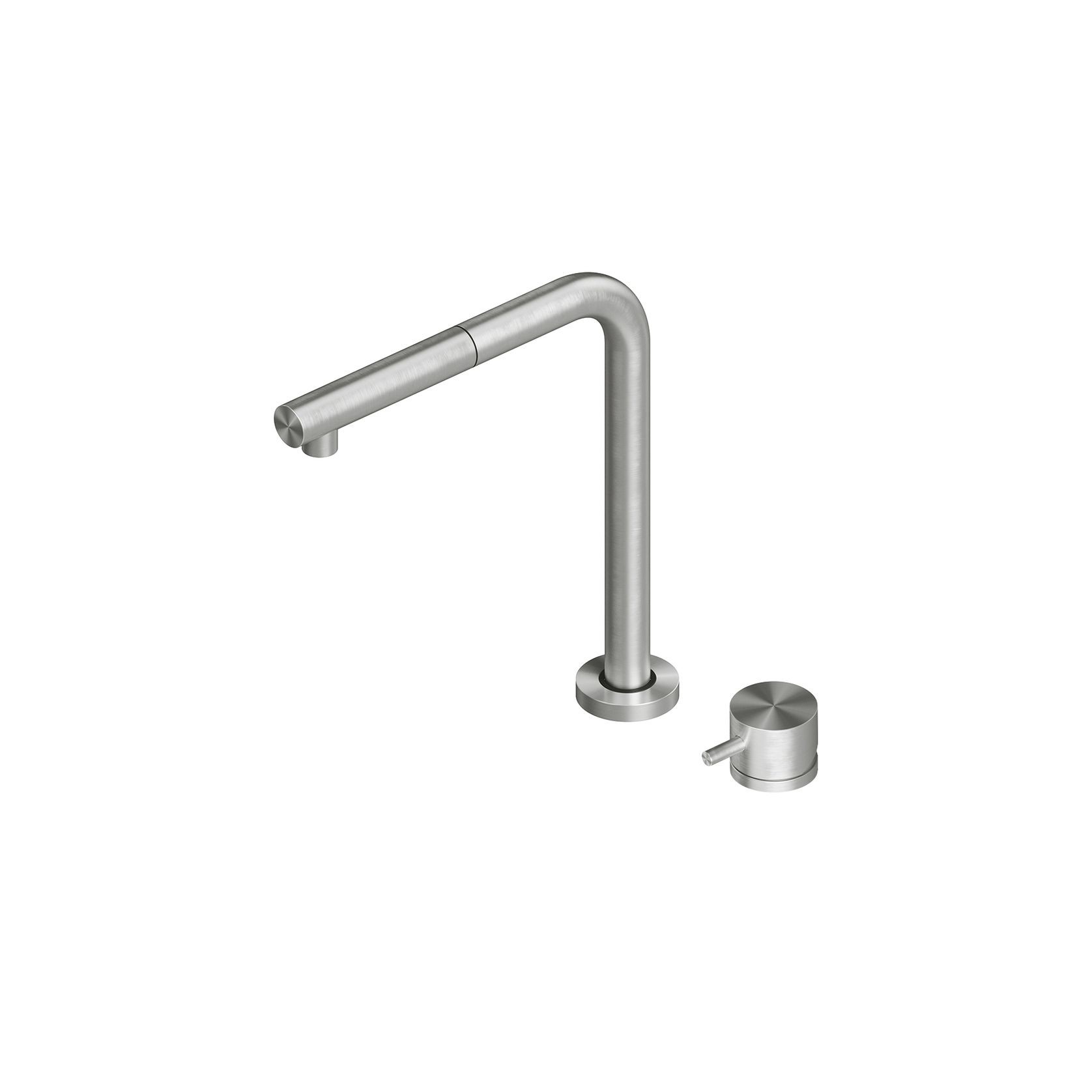 QUADRO Height Adjustable Kitchen Tap with Pull Out Spray gallery detail image