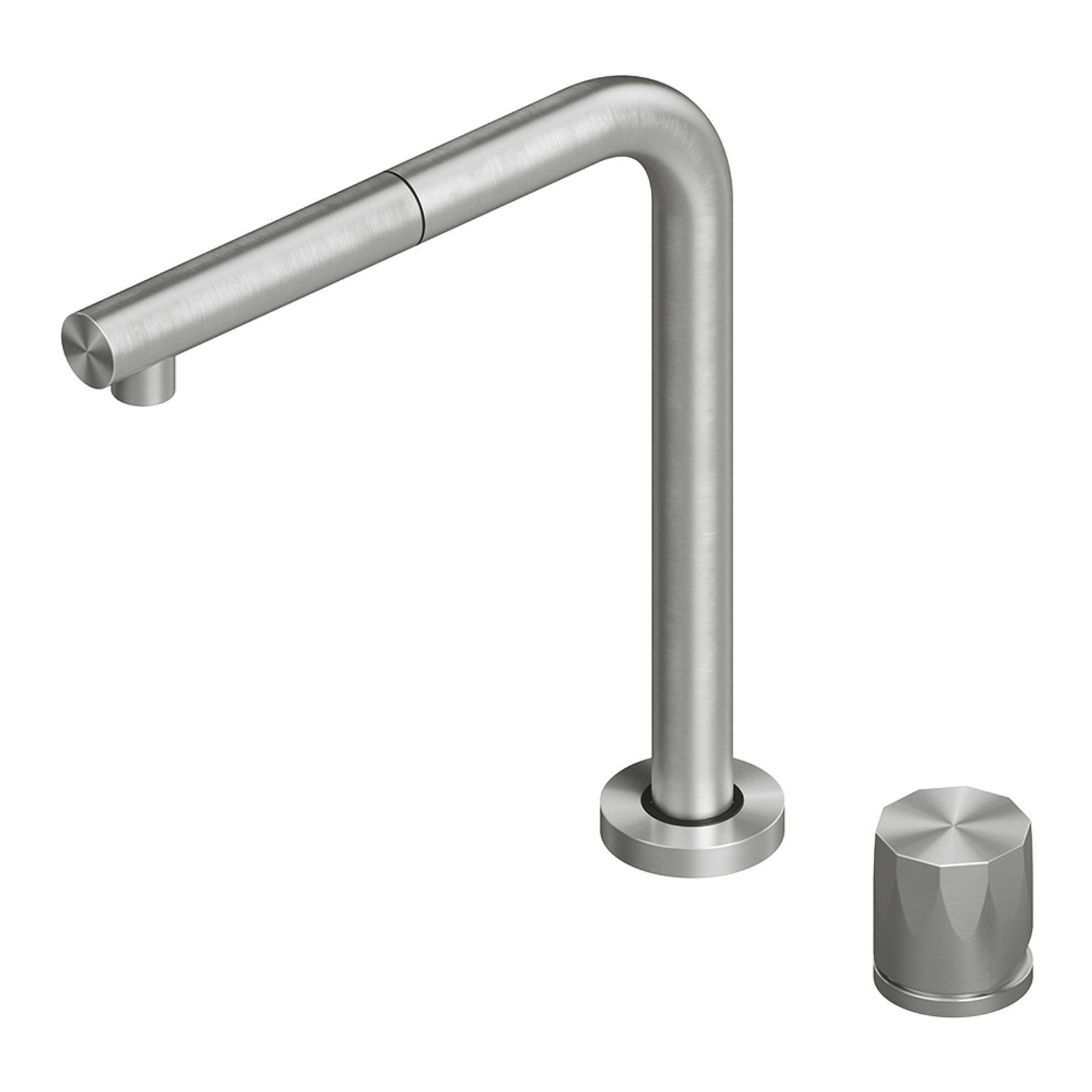 QUADRO Height Adjustable Kitchen Tap with Pull Out Spray gallery detail image