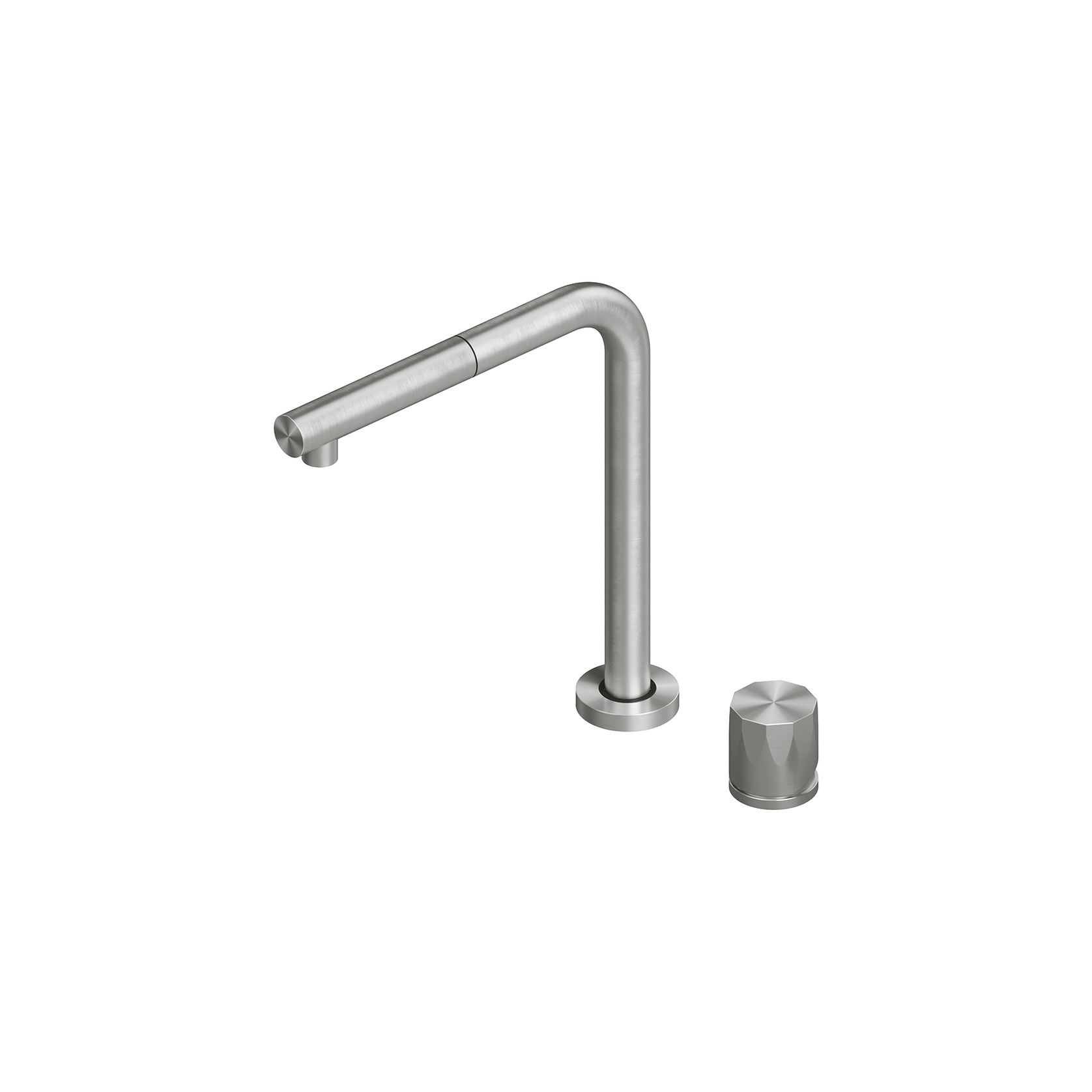 QUADRO Height Adjustable Kitchen Tap with Pull Out Spray gallery detail image