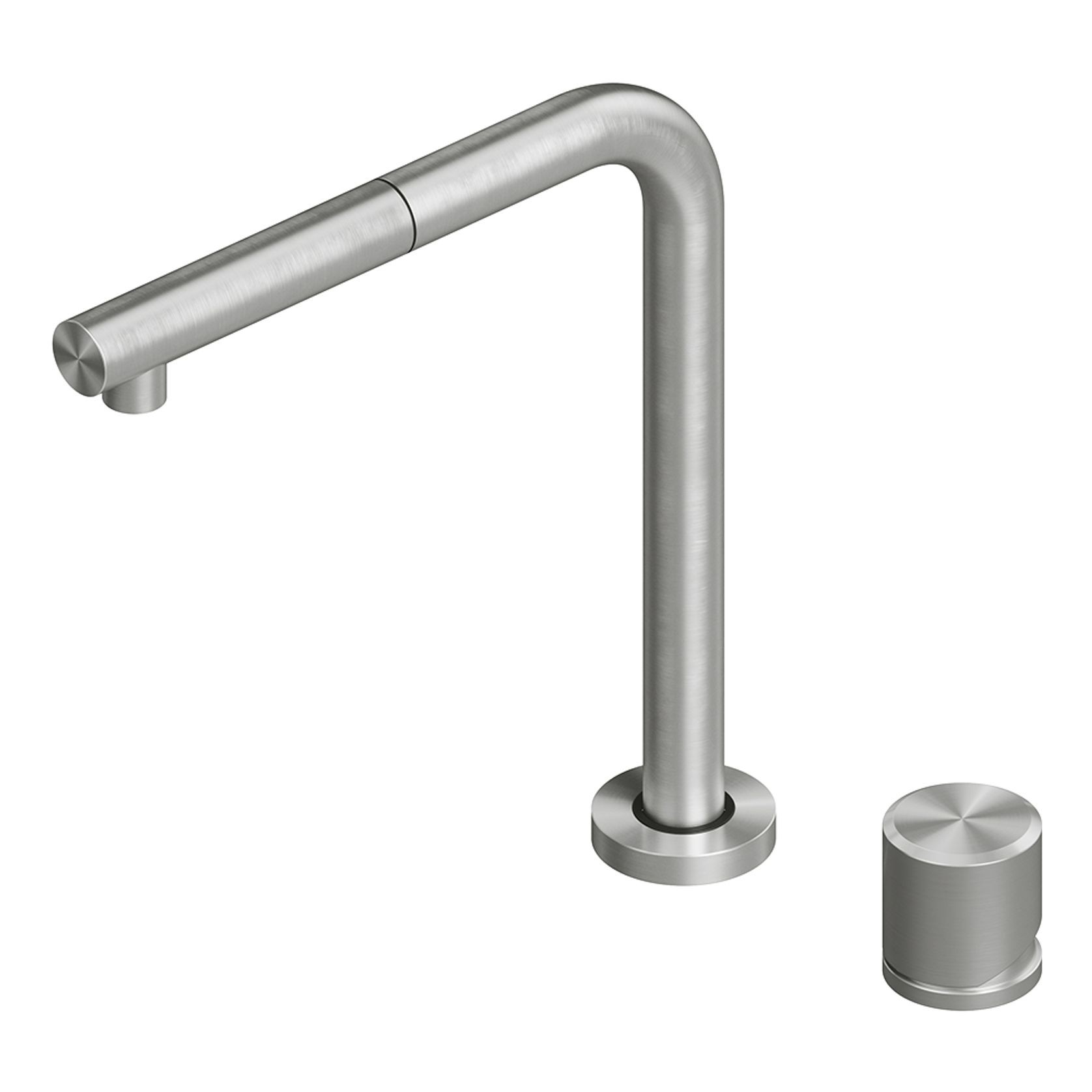 QUADRO Height Adjustable Kitchen Tap with Pull Out Spray gallery detail image