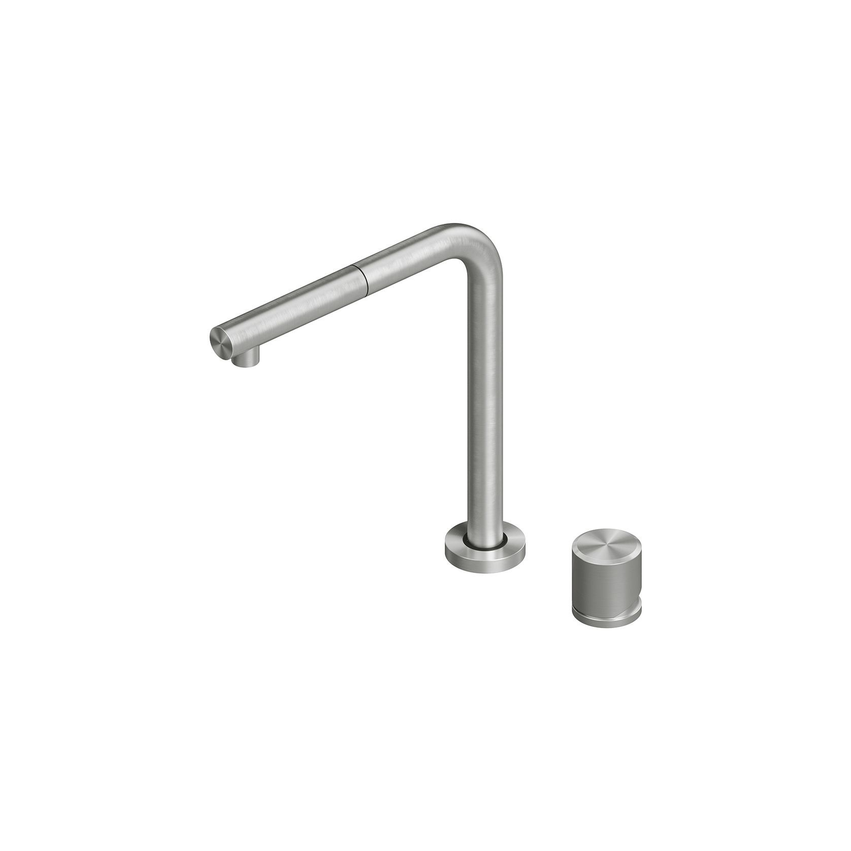 QUADRO Height Adjustable Kitchen Tap with Pull Out Spray gallery detail image
