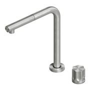 QUADRO Height Adjustable Kitchen Tap with Pull Out Spray gallery detail image