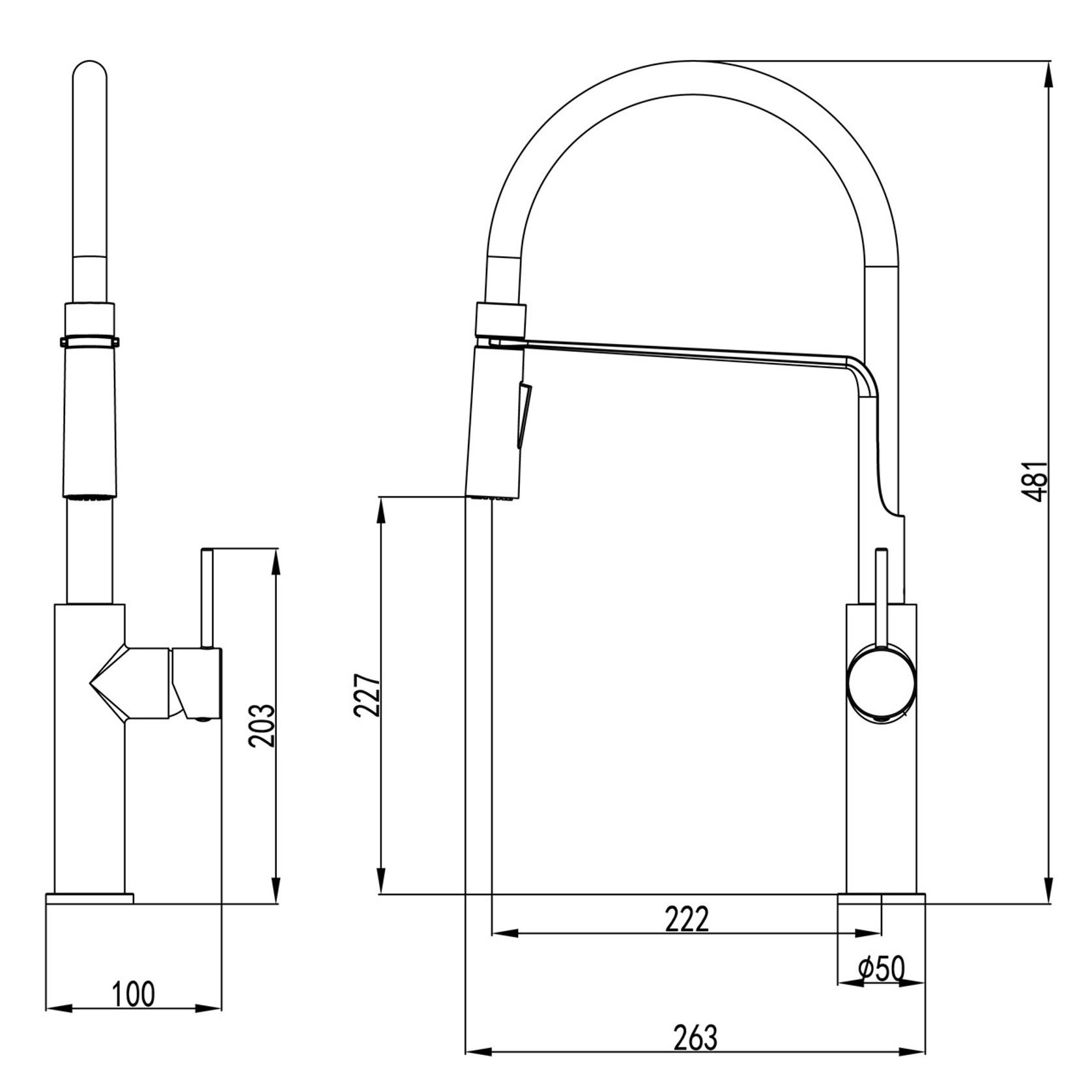 Unika Hali Multifunction Sink Mixer gallery detail image