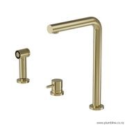 Buddy 3 Hole Kitchen Mixer With Rinse Spray gallery detail image