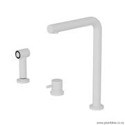 Buddy 3 Hole Kitchen Mixer With Rinse Spray gallery detail image