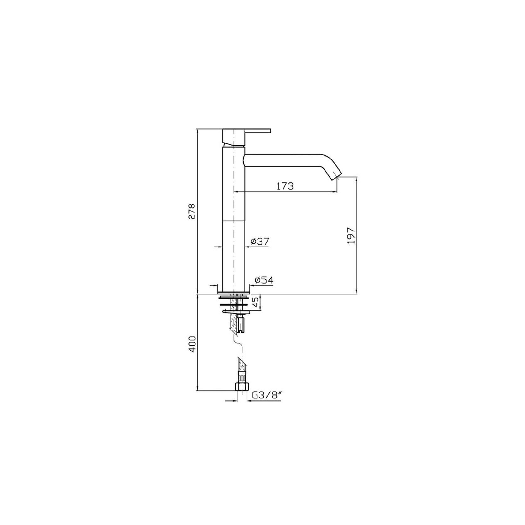 Gill Basin Mixer Extended Height gallery detail image