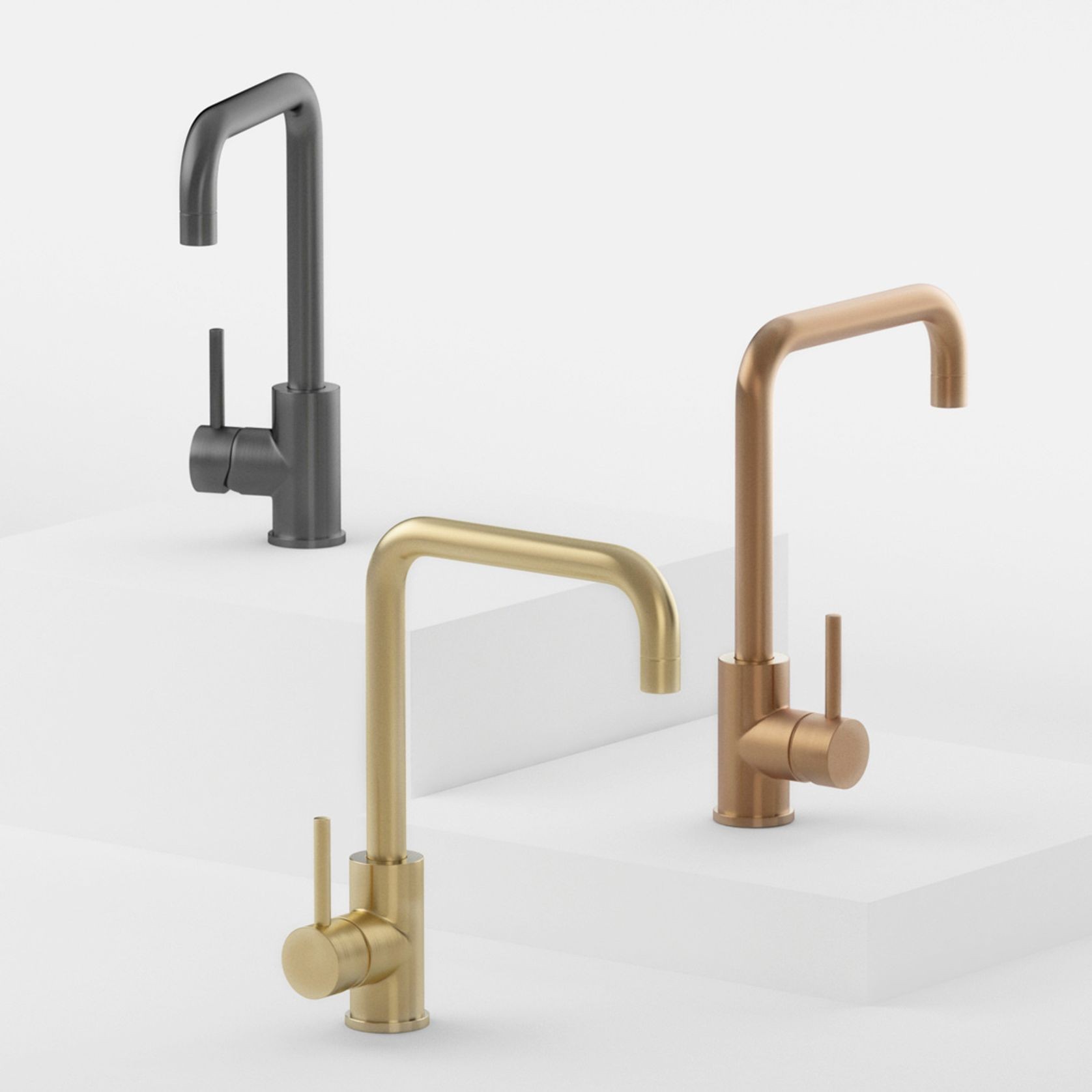 ABI Eden Square Kitchen Mixer gallery detail image