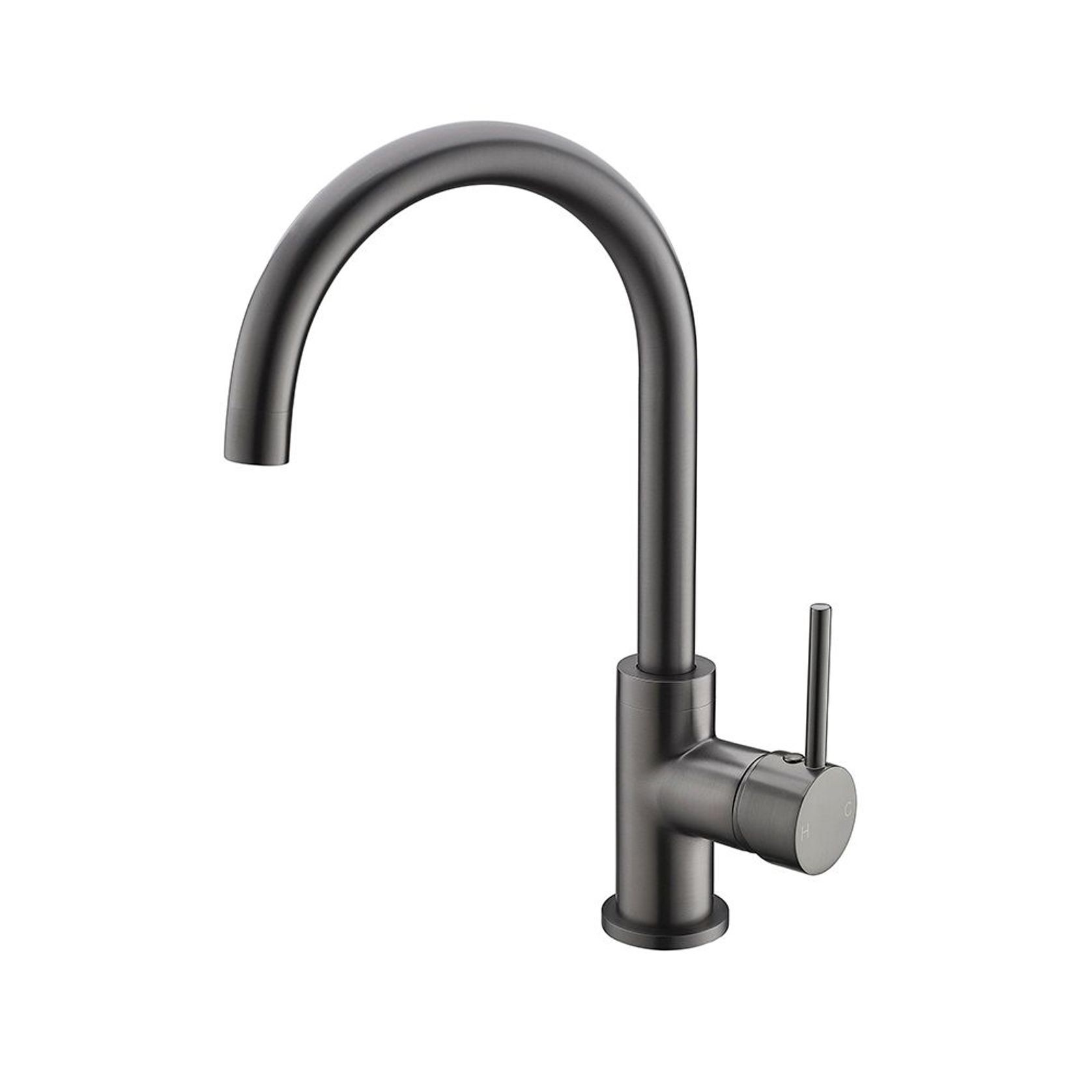 Gooseneck Swivel Mixer CLAS31 Brushed Gunmetal gallery detail image