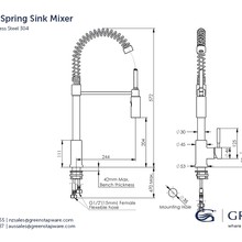 Alfresco Spring Sink Mixer gallery detail image