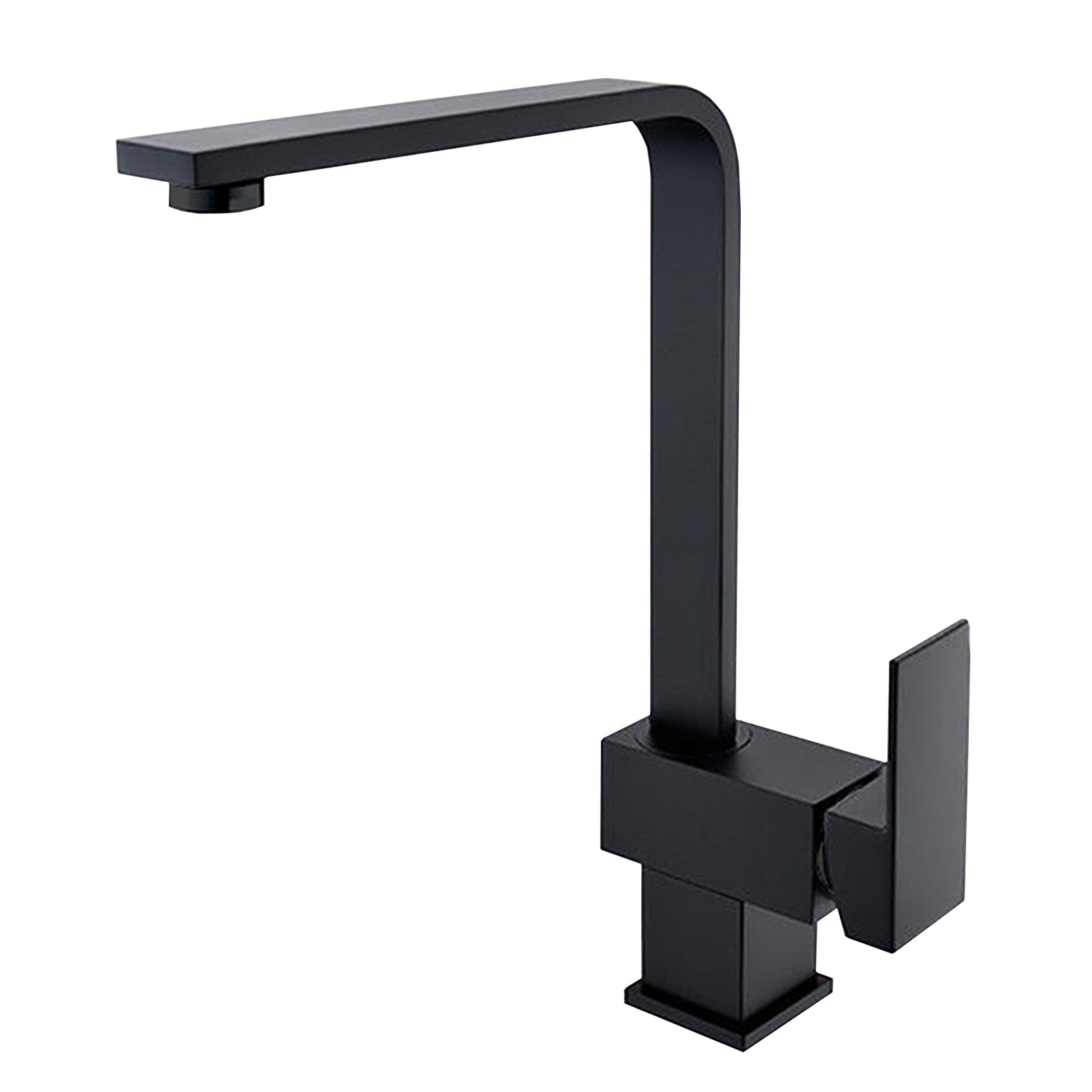 Square Kitchen Mixer Matte Black gallery detail image