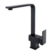 Square Kitchen Mixer Matte Black gallery detail image