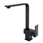 Square Kitchen Mixer Matte Black gallery detail image