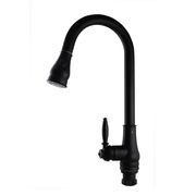 Pull Out Kitchen Mixer Matte Black gallery detail image