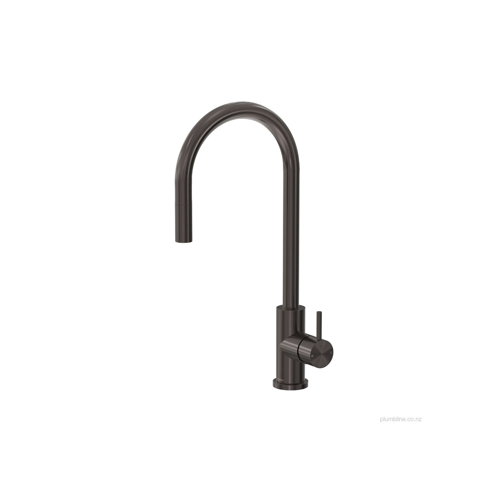 Oli 316 Kitchen Mixer Round Spout With Pull Out Spray gallery detail image