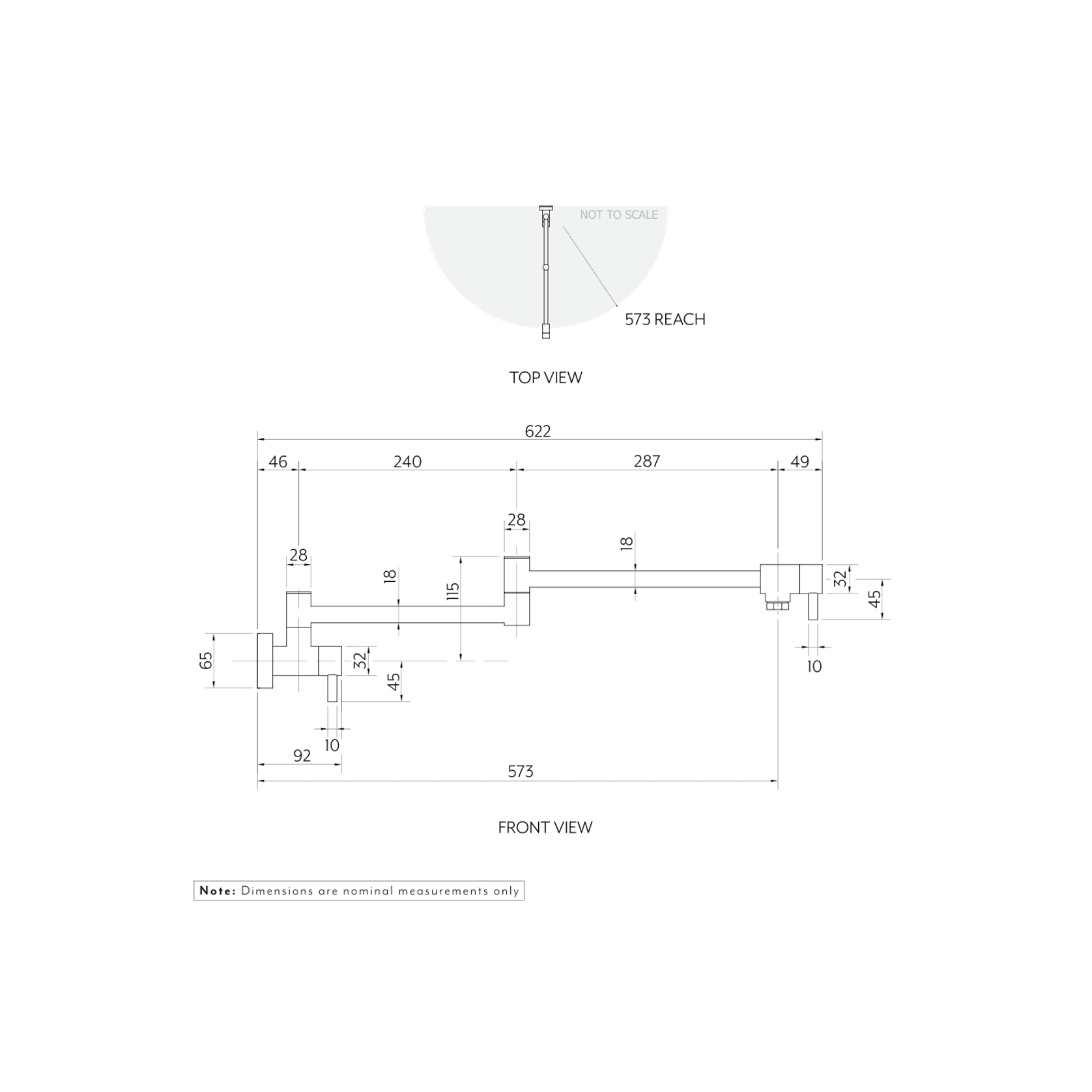 Elysian Pot Filler gallery detail image