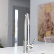 Stainless Minimal Gooseneck Sink Mixer gallery detail image