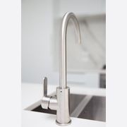 Stainless Gooseneck Pull Out Sink Mixer with Cold Start gallery detail image
