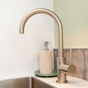 Gooseneck Swivel Mixer Clas31 Brushed Nickel  gallery detail image