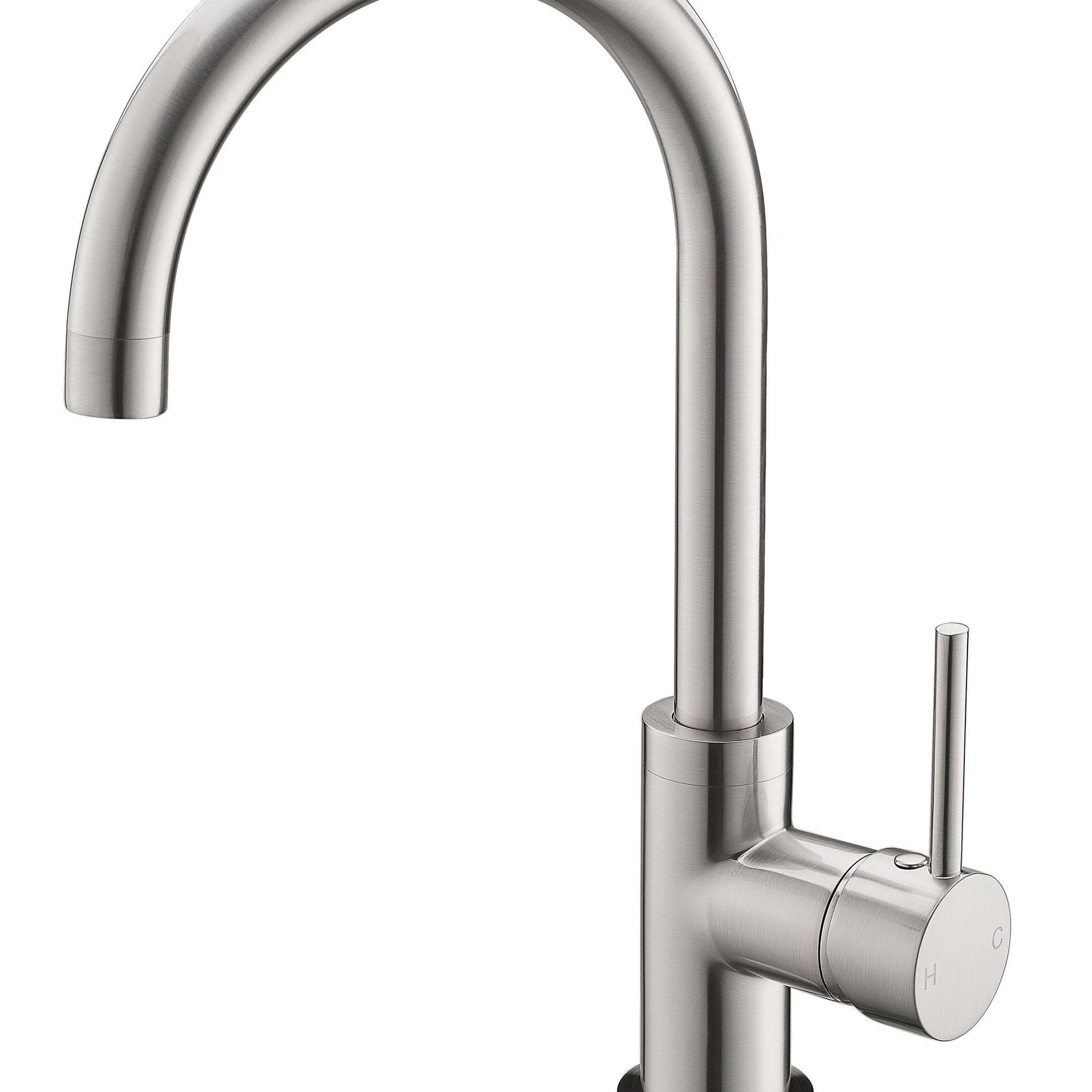 Gooseneck Swivel Mixer CLAS31 Brushed Nickel gallery detail image