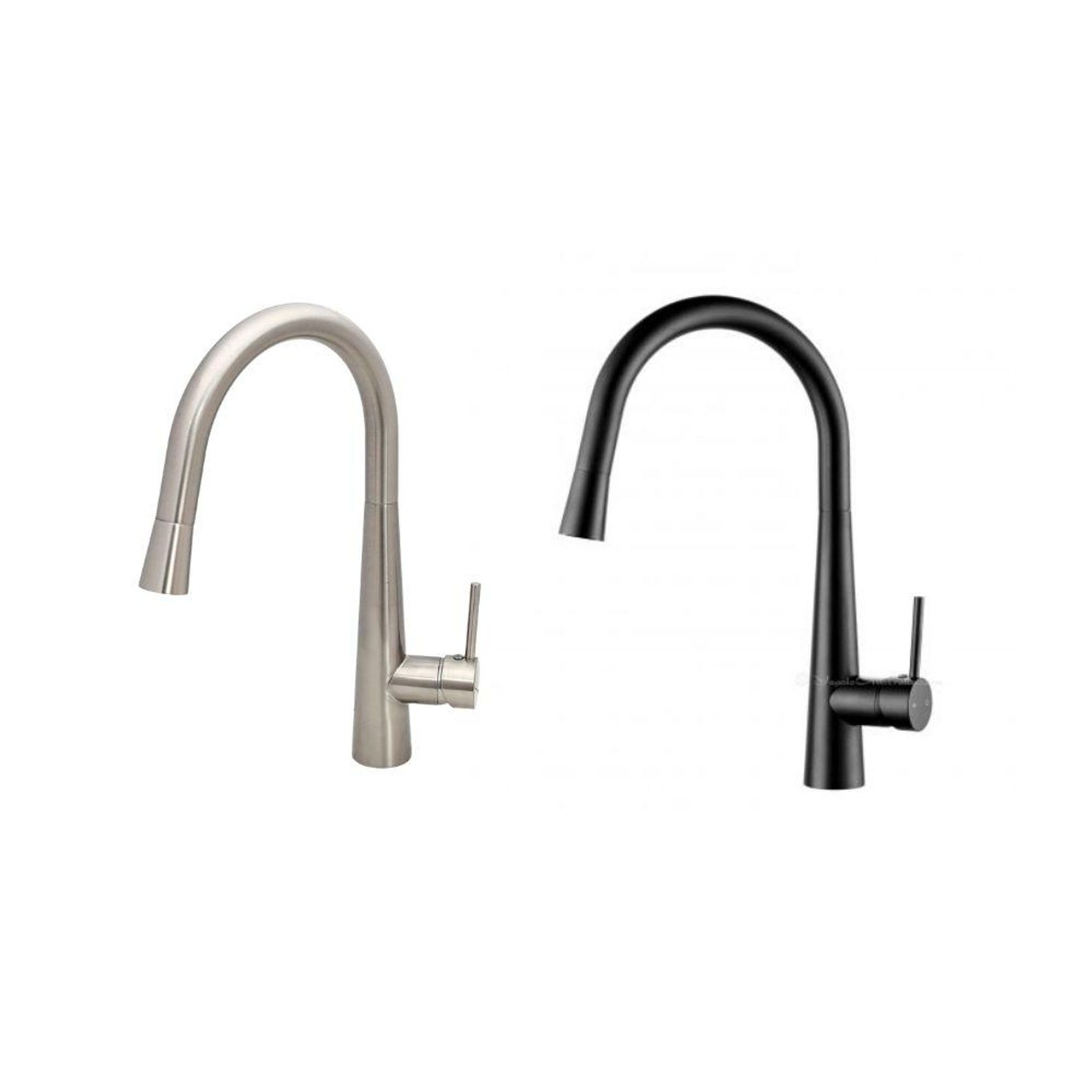 Pull Out Kitchen Mixer ELE2 Brushed Nickel gallery detail image