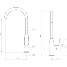 Olympia Gooseneck Sink Mixer gallery detail image