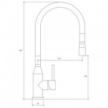 Stainless Minimal Pulldown Sink Mixer gallery detail image